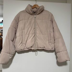 H&M Beige Puffer Jacket